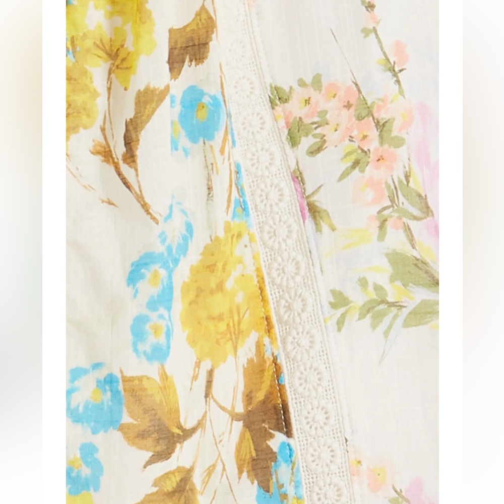 Zimmermann Girls Halcyon Spliced Floral Halter Dress Size 2 - Picture 3 of 5